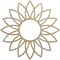 Ekena Millwork Daisy Wood Fretwork Pierced Ceiling Medallion, Birch, 40"OD x 13 1/4"ID x 3/8"T CMWP40X40X0375DABI - alternate 1